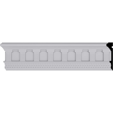 Ekena Millwork 7 7/8"H x 1 7/8"P x 94 1/2"L Bradford Classic Doril Frieze MLD07X01BR